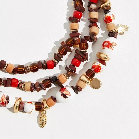 Free People - Shaker Shakra Beaded Necklace - Picture 2 of 6